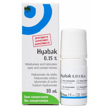 Hyabak - Solución hidratante y lubricante para ojos secos, 10 ml, 2  unidades - AliExpress